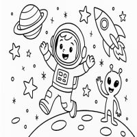 Space and planets icon